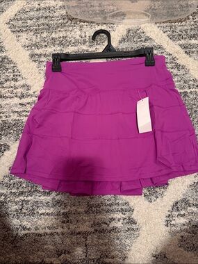 MCE Purple Tiered Skater Skirt